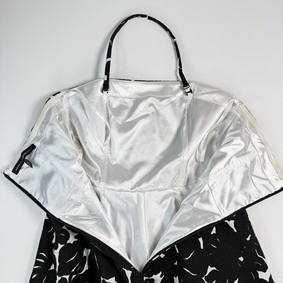 White House‎ Black Market Strapless Floral Print Dress Women's Size 2 - Picture 4 of 10